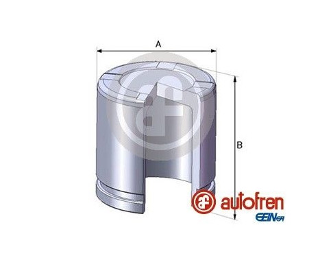 Piston, brake caliper