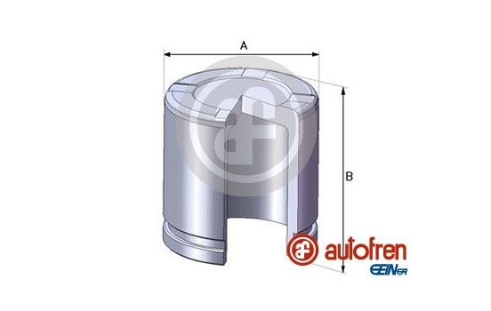 Piston, brake caliper