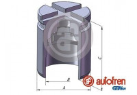 Piston, brake caliper