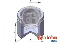 Piston, brake caliper