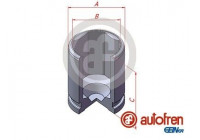 Piston, brake caliper