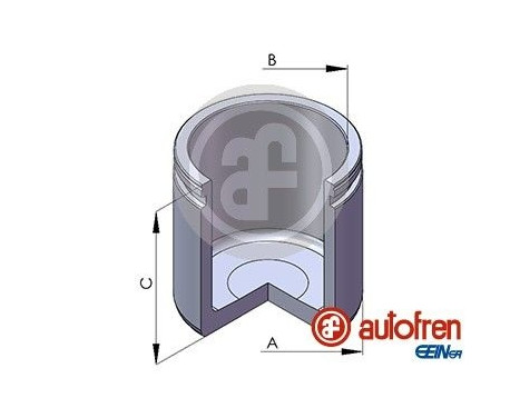 Piston, brake caliper