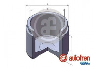 Piston, brake caliper