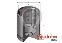 Piston, brake caliper