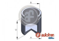 Piston, brake caliper