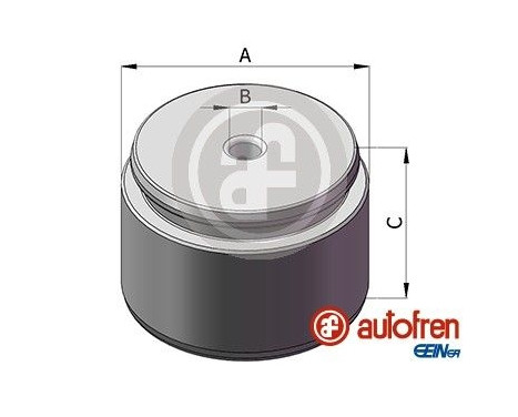 Piston, brake caliper