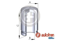 Piston, brake caliper