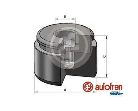 Piston, brake caliper