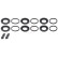 Repair kit, brake caliper 43199 ABS