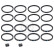 Repair kit, brake caliper 43328 ABS