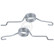 Repair kit, brake caliper 55379 ABS