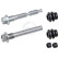 Repair kit, brake caliper 55392 ABS