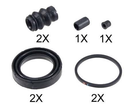 Repair Kit, brake caliper 63662 ABS