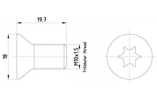 Bolt, brake disc