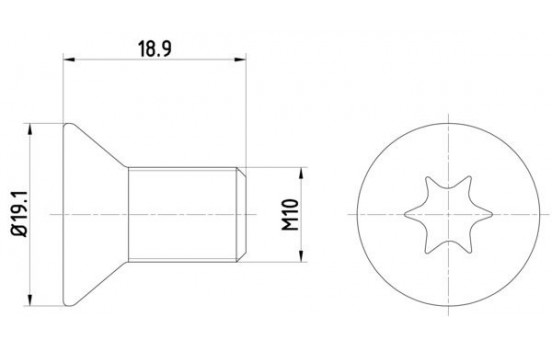 Bolt, brake disc