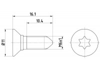 Bolt, brake disc