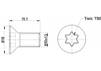 Bolt, brake disc