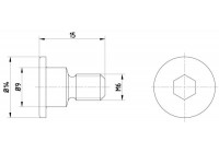 Bolt, brake disc