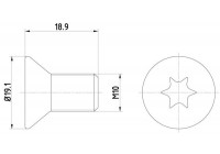 Bolt, brake disc