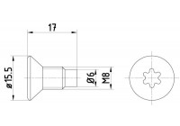 Bolt, brake disc