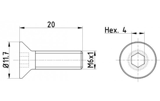 Bolt, brake disc