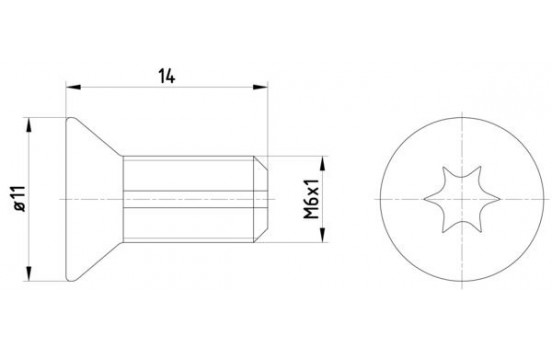 Bolt, brake disc