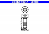 Screw, brake disc