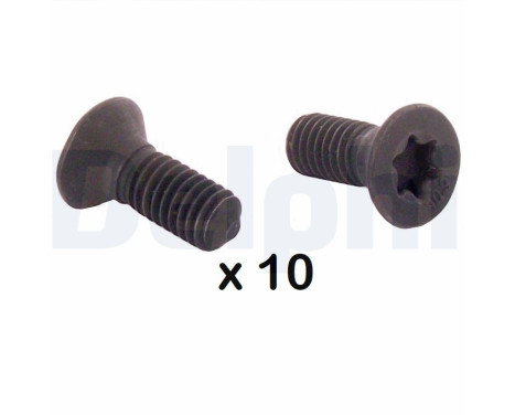 Screw, brake disc