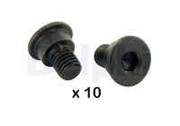 Screw, brake disc