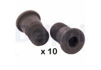 Screw, brake disc