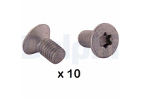 Screw, brake disc