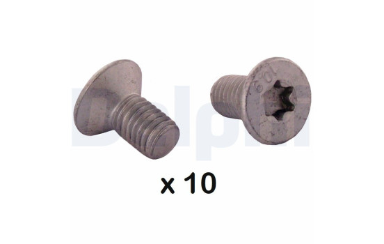 Screw, brake disc