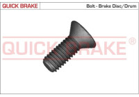 Screw, brake disc