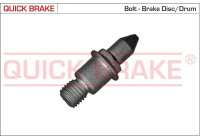 Screw, brake disc