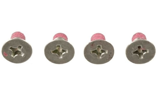 Screw set, brake disc