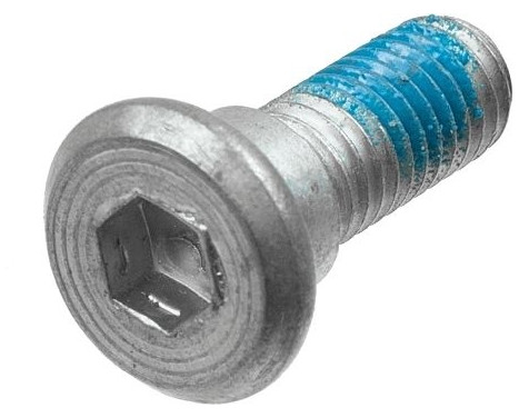 Screw set, brake disc