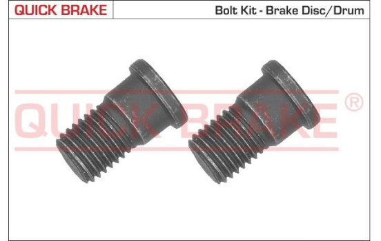 Screw set, brake disc