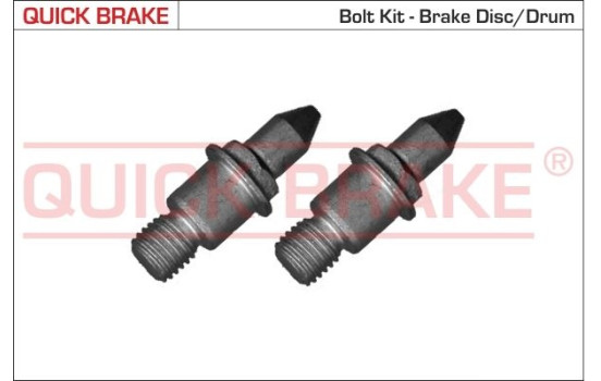 Screw set, brake disc