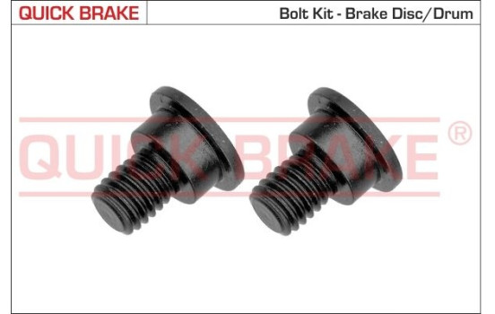 Screw set, brake disc