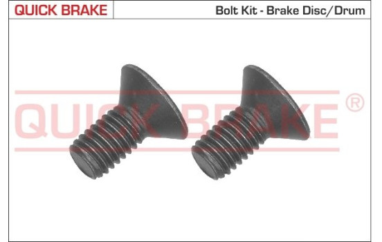 Screw set, brake disc