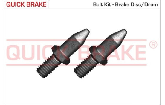 Screw set, brake disc