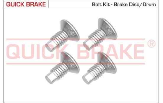 Screw set, brake disc