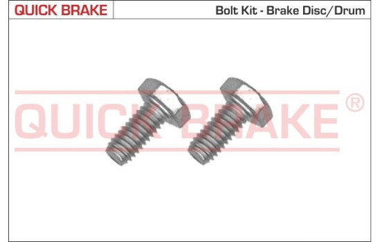 Screw set, brake disc