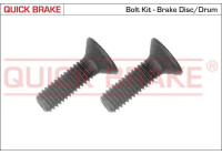 Screw set, brake disc