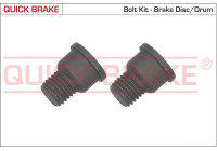 Screw set, brake disc