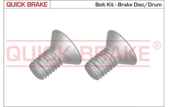 Screw set, brake disc