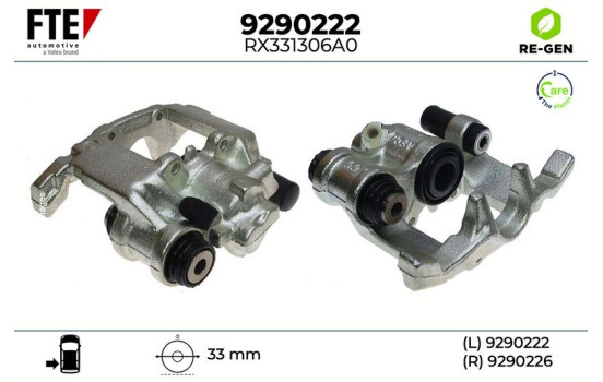 Brake caliper 9290222 FTE