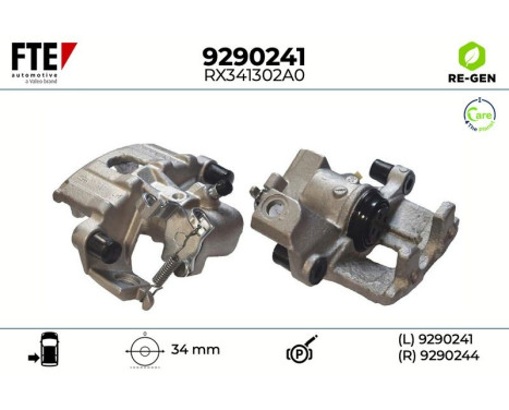 Brake caliper 9290241 FTE