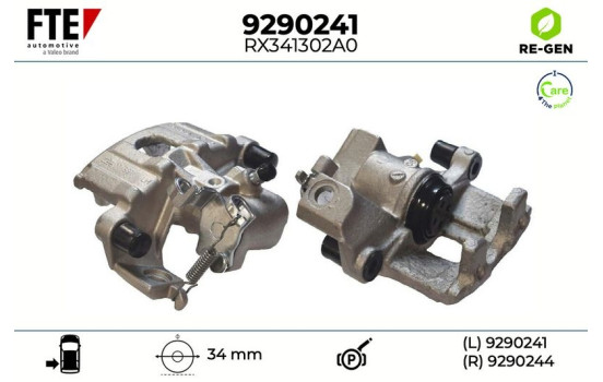 Brake caliper 9290241 FTE