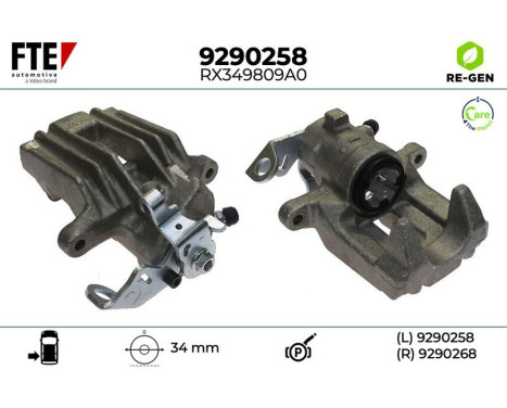 Brake caliper 9290258 FTE